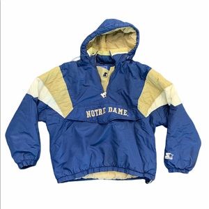 Vintage Starter Notre Dame Fighting Irish Coat XL